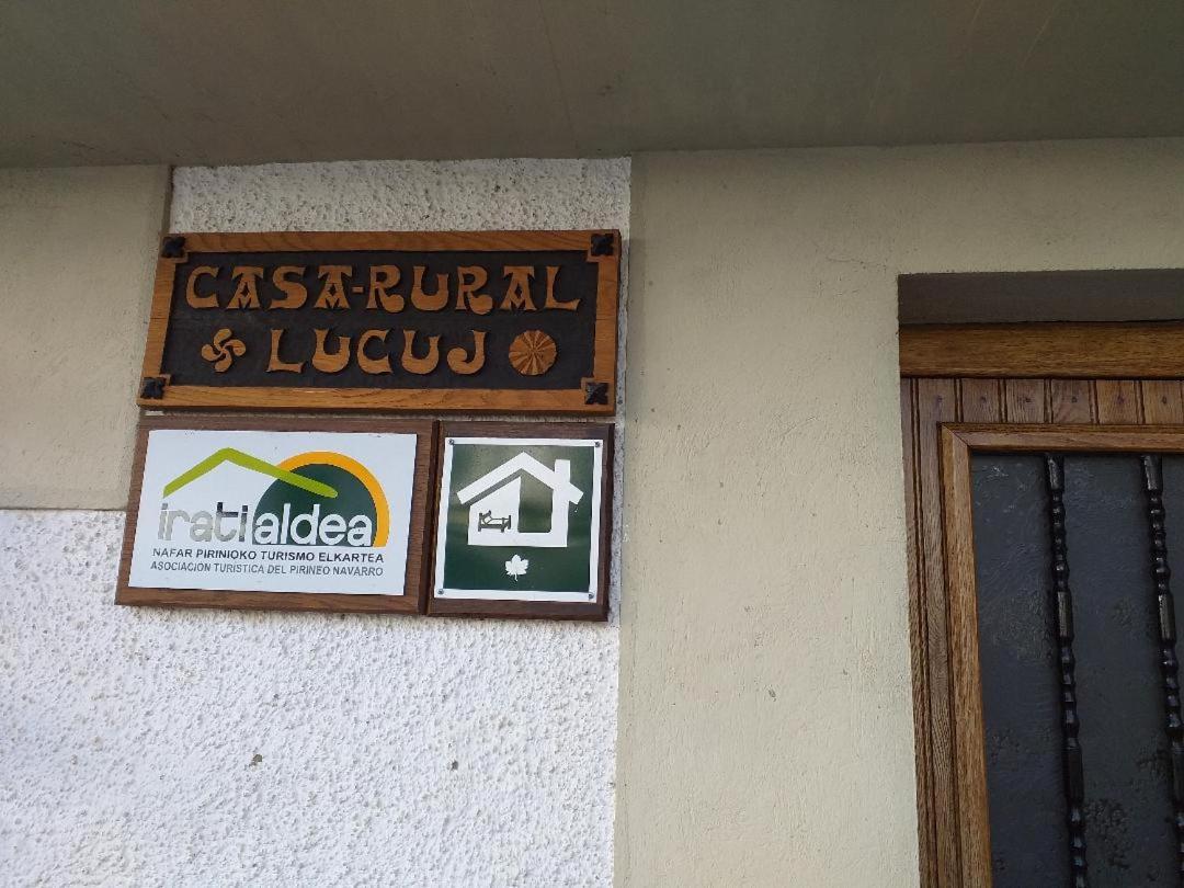 Casa Rural Lucuj Jaurrieta Dış mekan fotoğraf